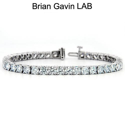 10ct Lab Grown Diamond Four Prong Bracelet