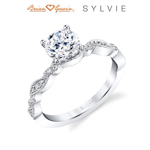 14K White Gold