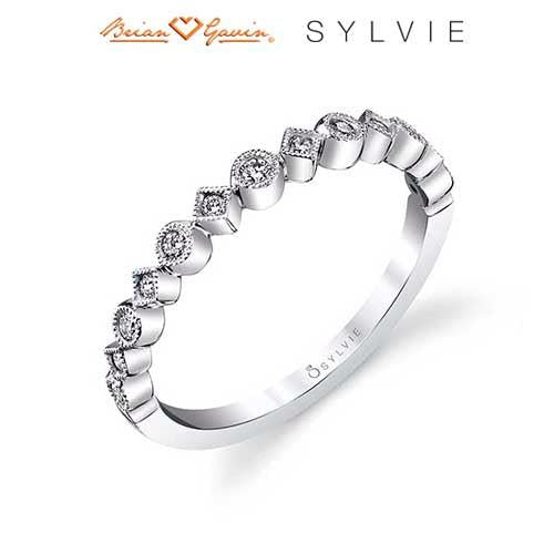 18K White Gold