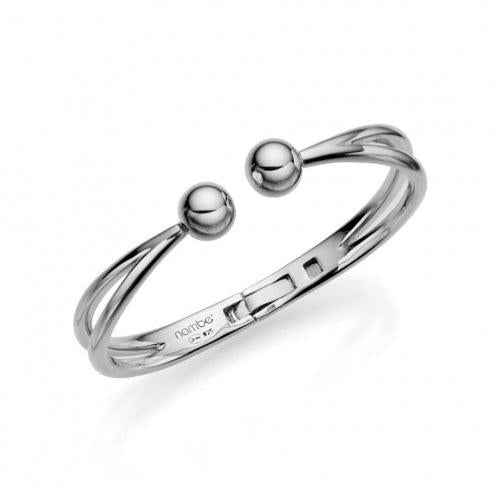 Rain Drop Hinged Bangle Bracelet