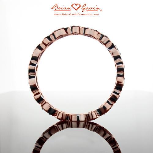 Marquise and Round Band - Size: 5.25 - 18k Rose Gold