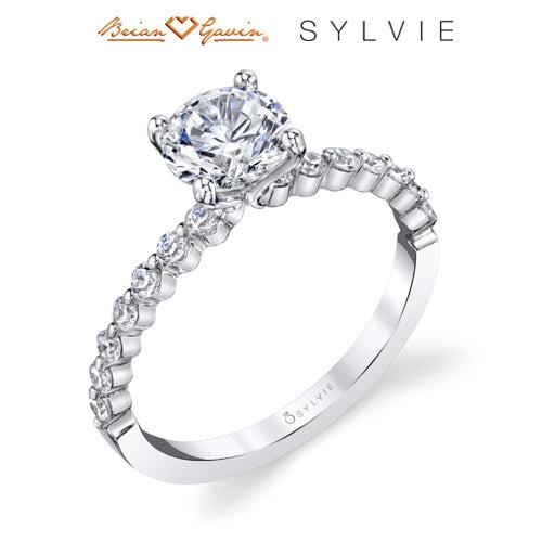 14K White Gold