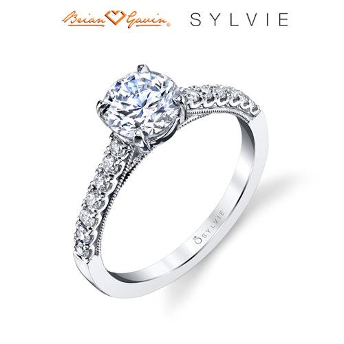 14K White Gold