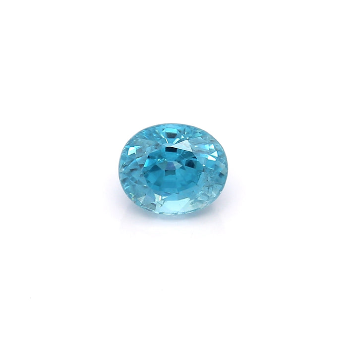 2.07 VI1 Oval Blue Zircon