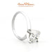 14K White Gold