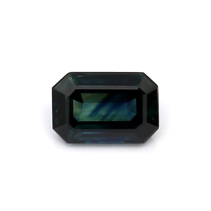 0.73 EC2 Octagon Greenish Blue Sapphire