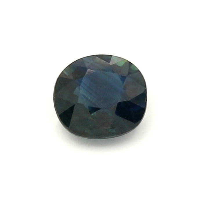 0.85 VI1 Cushion Greenish Blue Sapphire