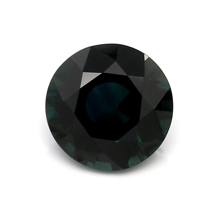 2.66 EC2 Round Greenish Blue Sapphire