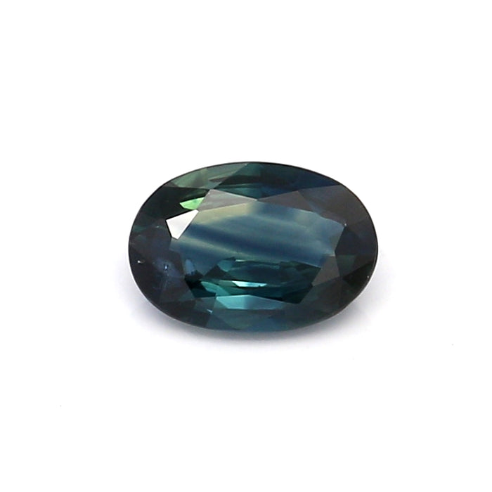 0.79 EC2 Oval Greenish Blue Sapphire