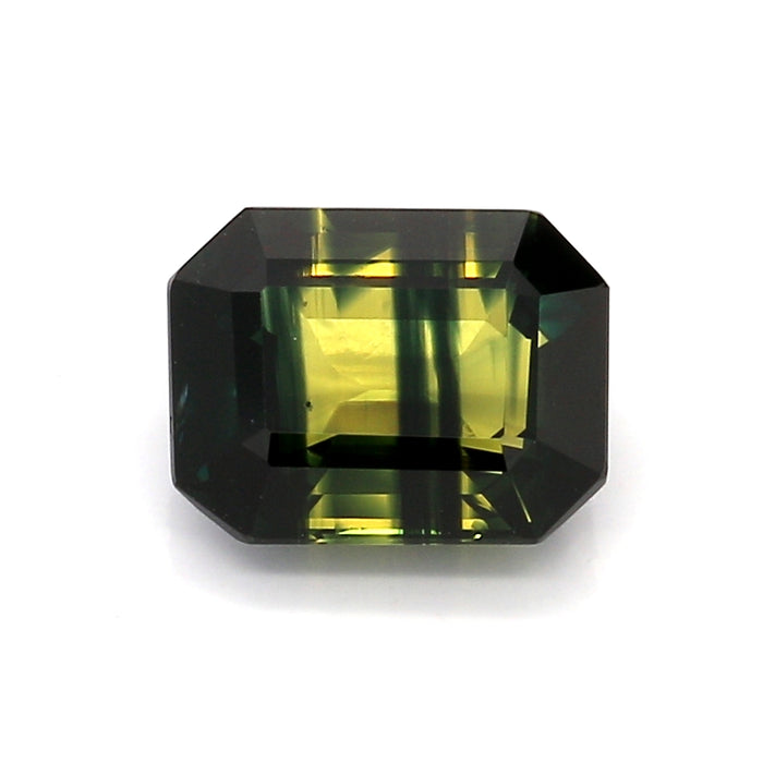 3.18 EC2 Octagon Yellowish Green Fancy sapphire