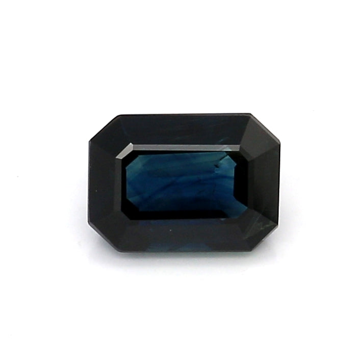 1.25 EC2 Octagon Greenish Blue Sapphire