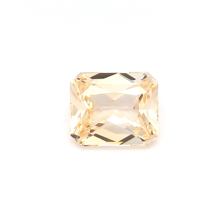 3.07 VI1 Octagon Pinkish Yellow Fancy sapphire