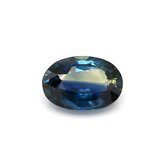 0.55 EC2 Oval Greenish Blue Sapphire