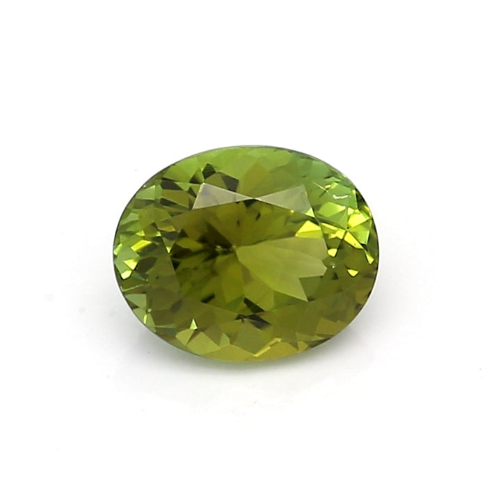 1.29 EC2 Oval Yellowish Green Tourmaline