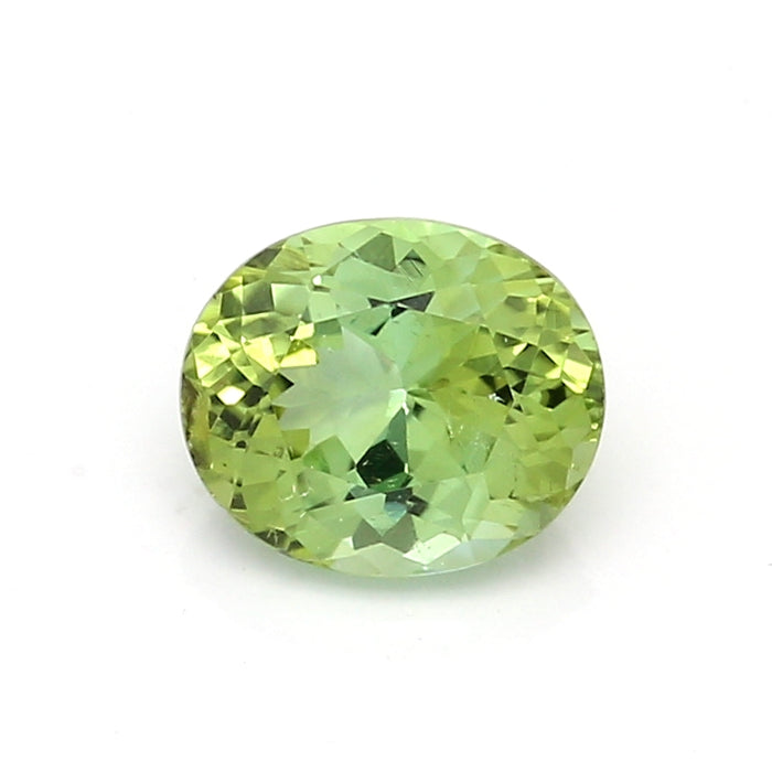 1.38 EC2 Oval Yellowish Green Tourmaline