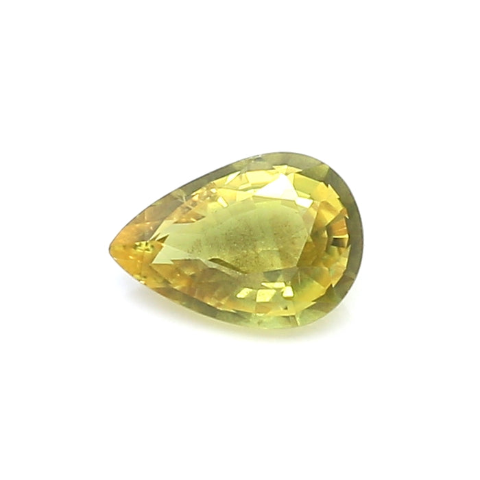 0.84 VI1 Pear-shaped Greenish Yellow Fancy sapphire