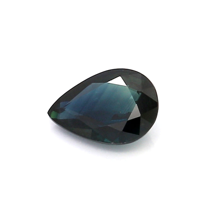 0.9 EC1 Pear-shaped Greenish Blue Sapphire