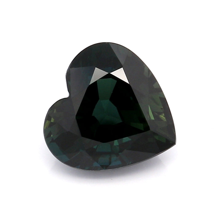 3.53 EC2 Heart-shaped Greenish Blue Sapphire