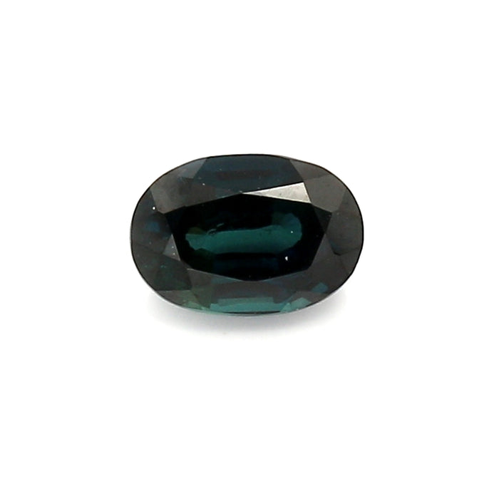 0.87 EC1 Oval Greenish Blue Sapphire