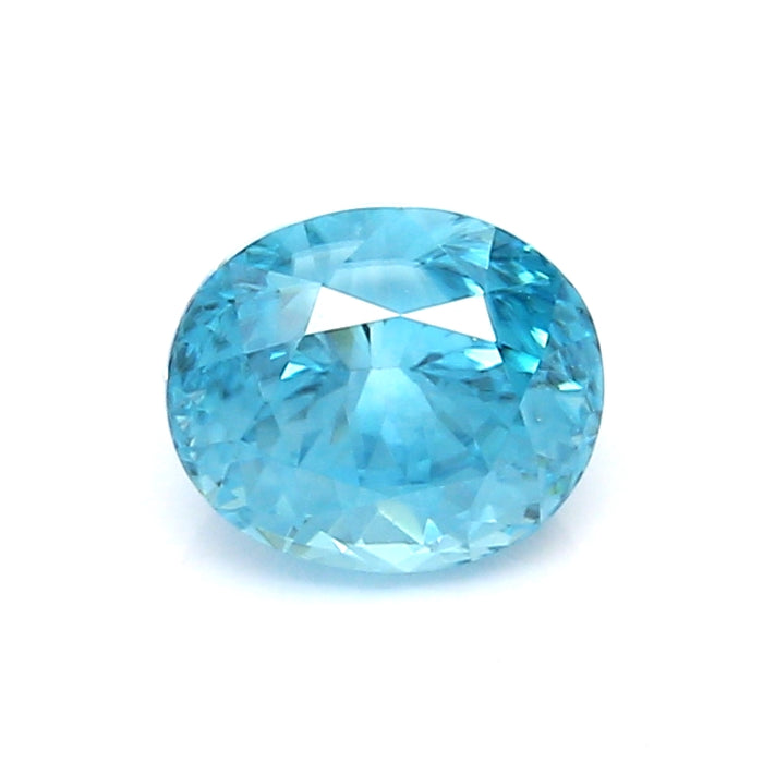 2.55 EC1 Oval Blue Zircon