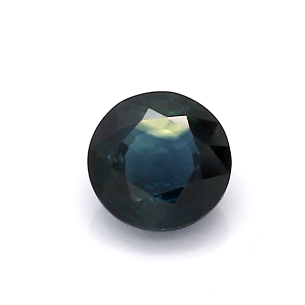 0.66 EC2 Round Greenish Blue Sapphire