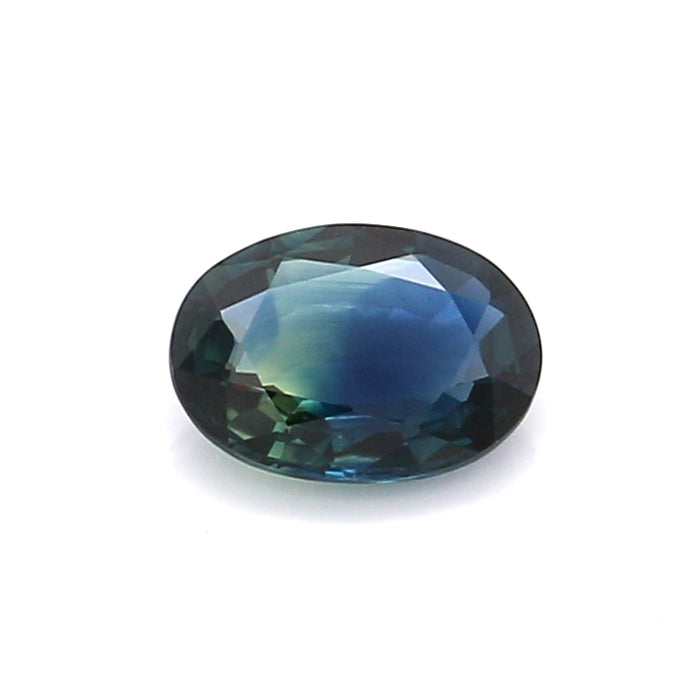 0.83 EC2 Oval Greenish Blue Sapphire