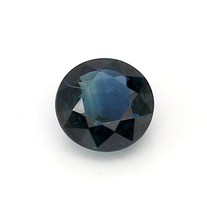 0.86 VI1 Round Greenish Blue Sapphire