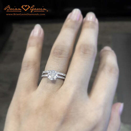 Petite Pave Matching Band - Size - 6.5 - 18K Rose Gold