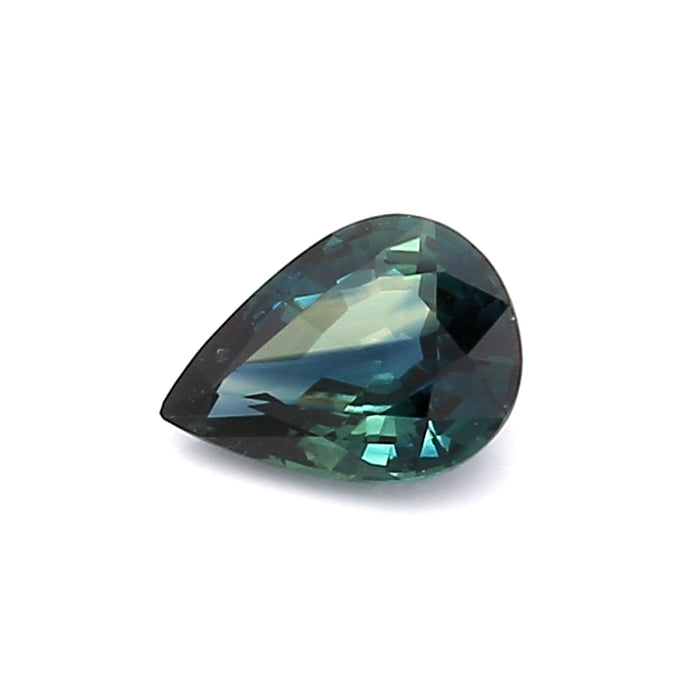 0.73 VI1 Pear-shaped Greenish Blue Sapphire