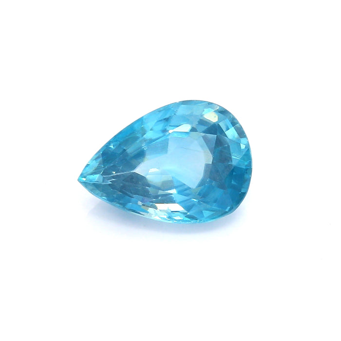 4.69 VI1 Pear-shaped Blue Zircon