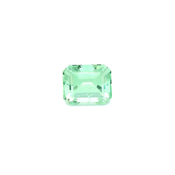 0.84 EC2 Octagon Yellowish Green Emerald