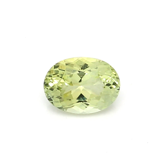 0.42 EC1 Oval Yellowish Green Tourmaline