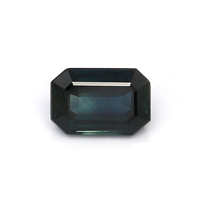 0.77 EC2 Octagon Greenish Blue Sapphire