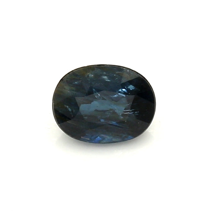 0.67 VI2 Oval Greenish Blue Sapphire