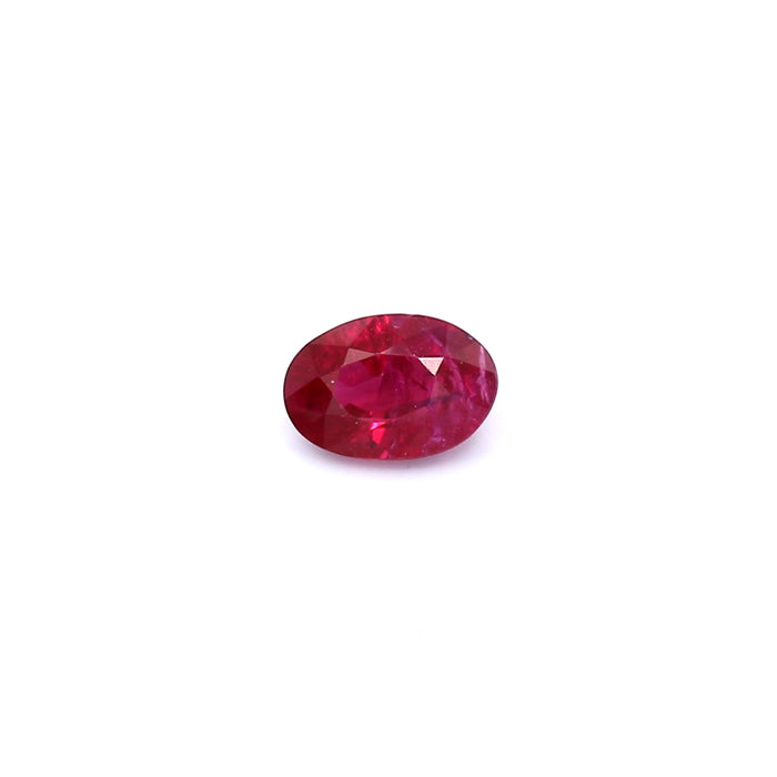 0.54 VI2 Oval Pinkish Red Ruby