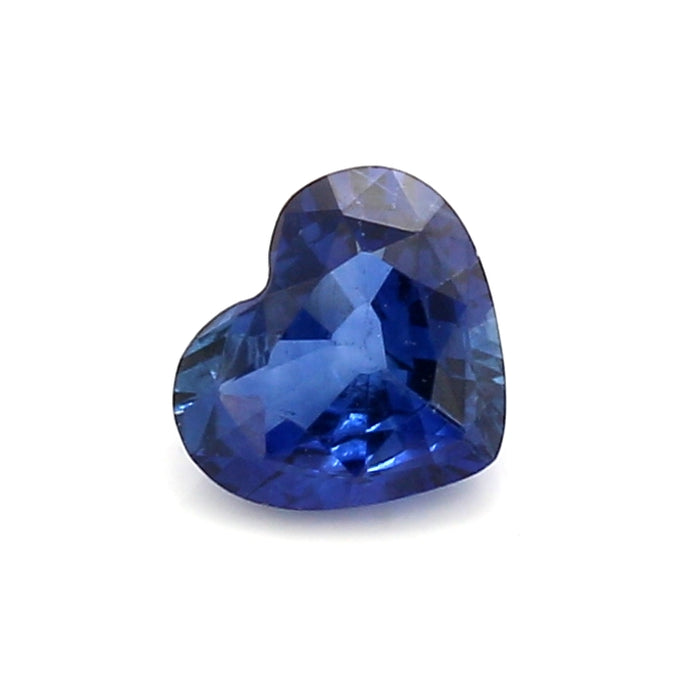 0.84 VI1 Heart-shaped Blue Sapphire