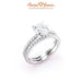 18K White Gold