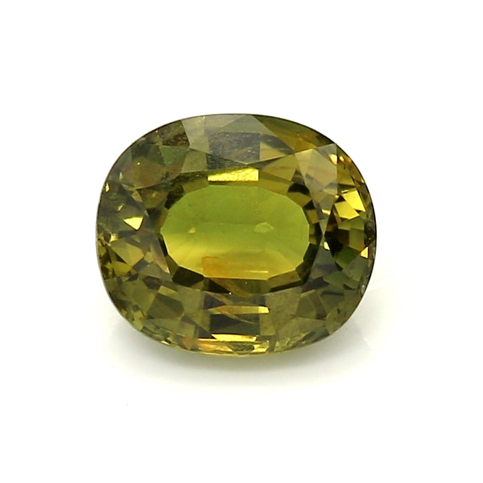 2.87 VI1 Oval Brownish Green Fancy sapphire