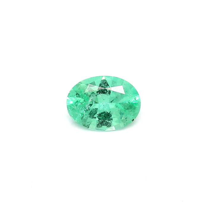 0.88 VI1 Oval Green Emerald