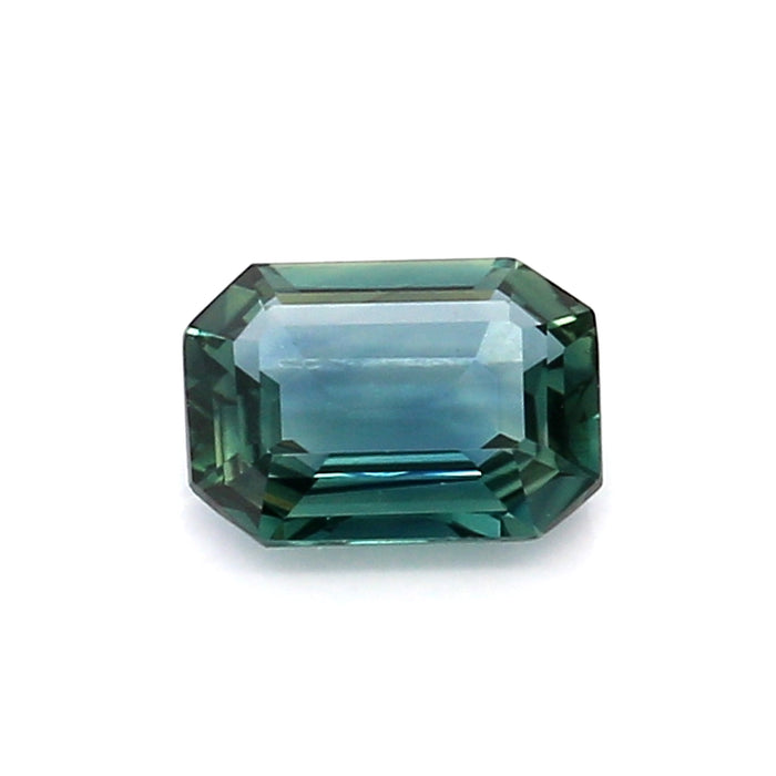 0.97 EC1 Octagon Greenish Blue Sapphire