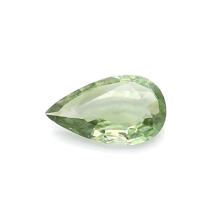 0.76 VI2 Pear-shaped Bluish green Tourmaline