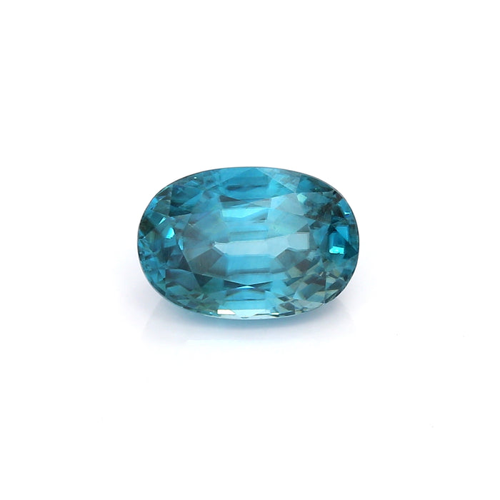 4.59 VI1 Oval Blue Zircon