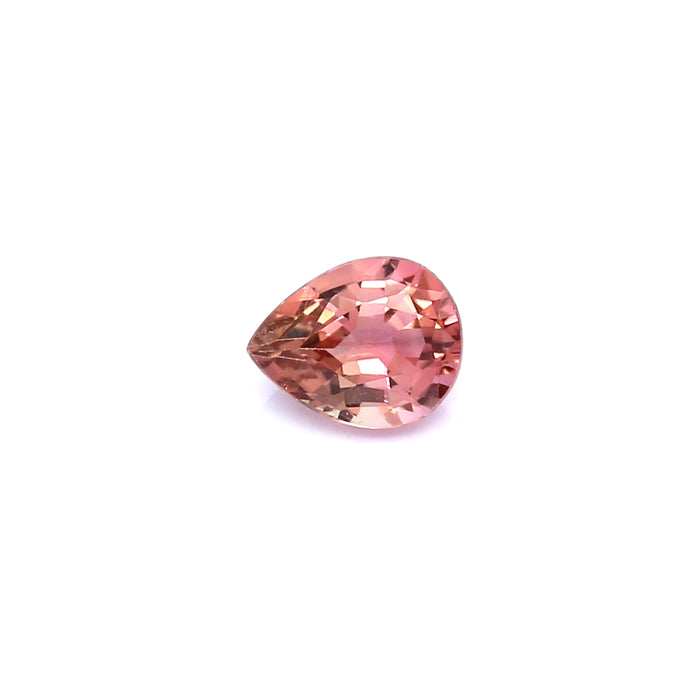 0.82 EC2 Pear-shaped Orangy Pink Tourmaline