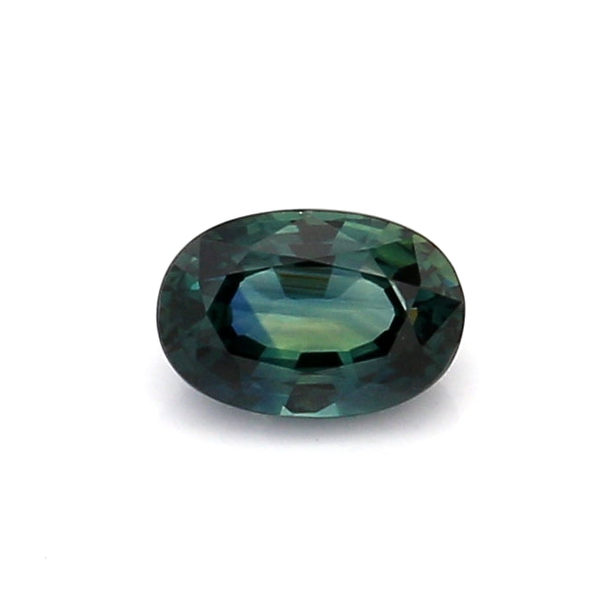 0.65 EC1 Oval Greenish Blue Sapphire