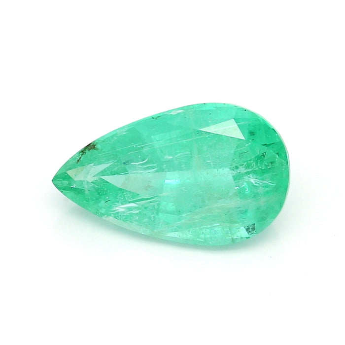 4.07 VI2 Pear-shaped Green Emerald