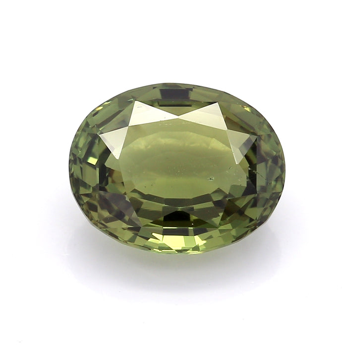 8.55 EC2 Oval Brownish green / Red Alexandrite