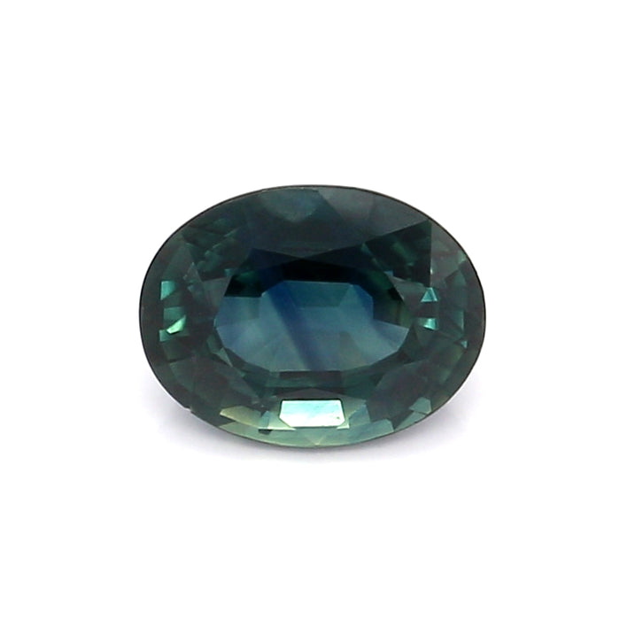 1.56 EC2 Oval Greenish Blue Sapphire