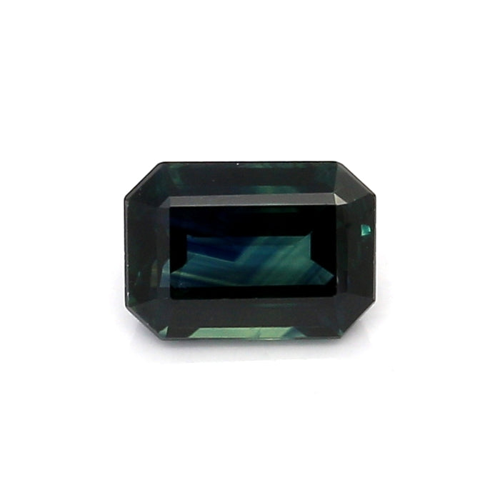 1.33 EC1 Octagon Greenish Blue Sapphire