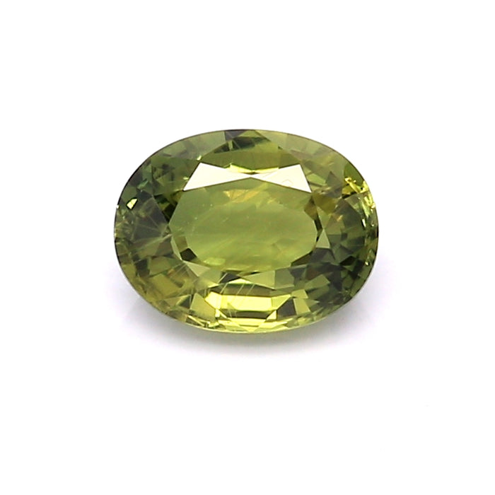 1.44 VI1 Oval Yellowish Green Fancy sapphire