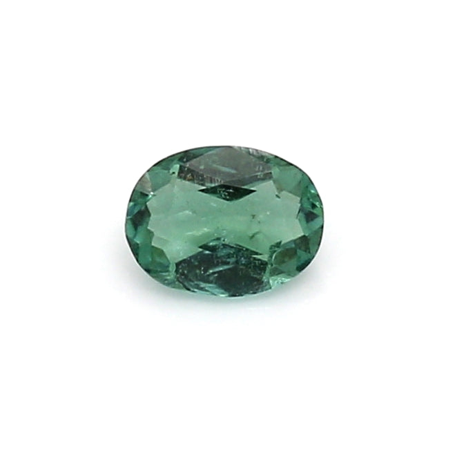 0.27 VI1 Oval Bluish green Tourmaline